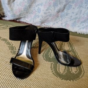 Patent Leather Heeled Sandals